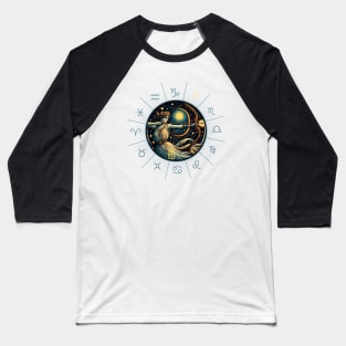 ZODIAC Sagittarius - Astrological SAGITTARIUS - SAGITTARIUS - ZODIAC sign - Van Gogh style - 12 Baseball T-Shirt